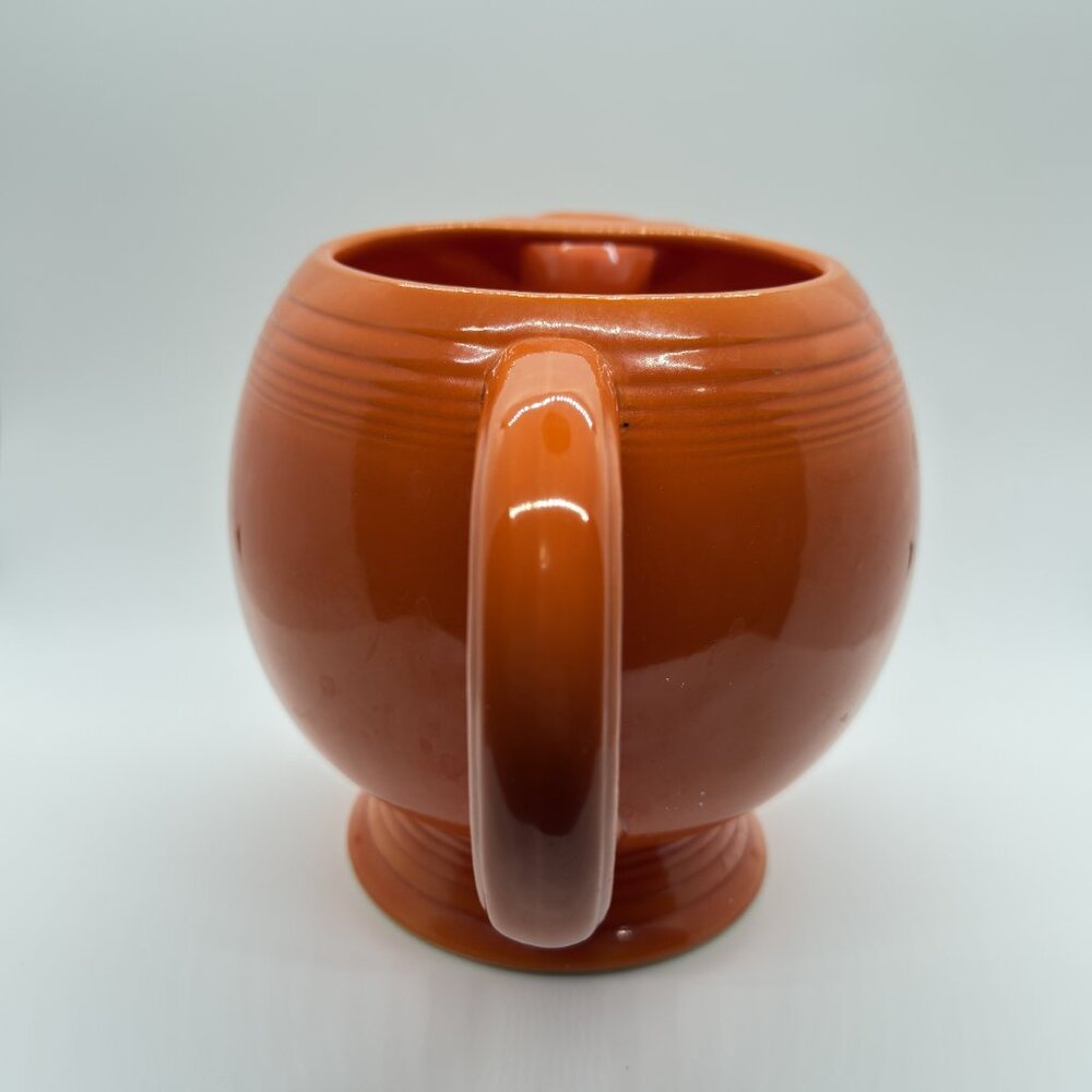 Vintage Fiesta Ware RED (orange) - Lip Pitcher 1936 - 1946 - 64oz - Picture 7 of 13